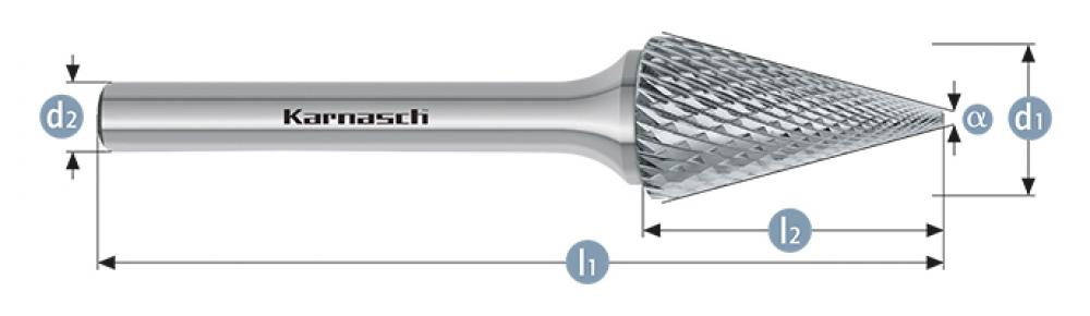 Tungsten carbide burr - Uncoated<span class=' ItemWarning' style='display:block;'>Item is usually in stock, but we&#39;ll be in touch if there&#39;s a problem<br /></span>