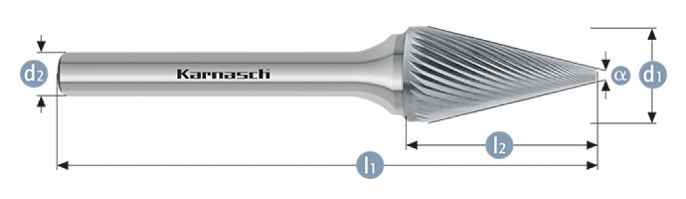 Tungsten carbide burr - Uncoated<span class=' ItemWarning' style='display:block;'>Item is usually in stock, but we&#39;ll be in touch if there&#39;s a problem<br /></span>