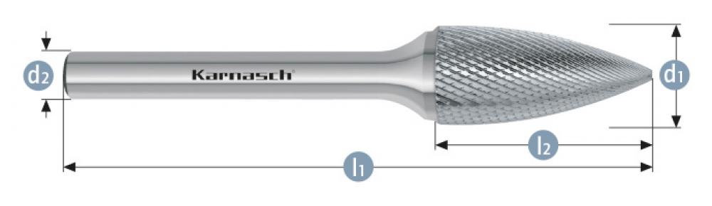 Tungsten carbide burr - Uncoated<span class=' ItemWarning' style='display:block;'>Item is usually in stock, but we&#39;ll be in touch if there&#39;s a problem<br /></span>