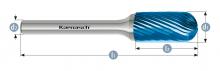 Karnasch 115020.085 - Tungsten carbide burr - BLUE-TEC