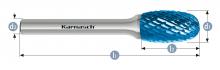 Karnasch 115041.060 - Tungsten carbide burr - BLUE-TEC