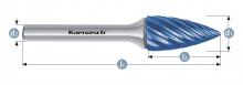 Karnasch 116037.015 - Tungsten carbide burr - BLUE-TEC