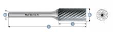 Karnasch 113010.015 - Tungsten carbide burr - Uncoated