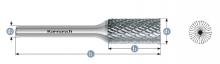 Karnasch 113011.090 - Tungsten carbide burr - Uncoated