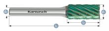 Karnasch 116090.010 - Tungsten carbide burr GREEN-TEC