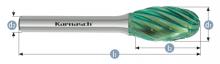 Karnasch 116094.020 - Tungsten carbide burr GREEN-TEC