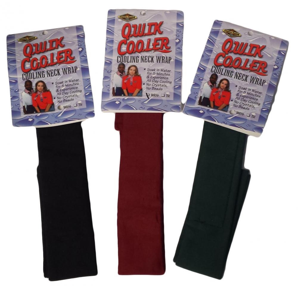 QWIK COOLER TIE - ASSORTED COLOURS/12 PK<span class=' ItemWarning' style='display:block;'>Item is usually in stock, but we&#39;ll be in touch if there&#39;s a problem<br /></span>