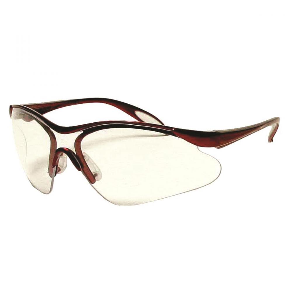 Miranda Burgundy Frame, clear CSA<span class=' ItemWarning' style='display:block;'>Item is usually in stock, but we&#39;ll be in touch if there&#39;s a problem<br /></span>