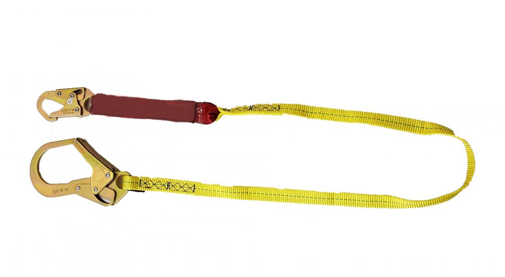 6FT EEA SINGLE LANYARD W/2-1/4 HOOK<span class=' ItemWarning' style='display:block;'>Item is usually in stock, but we&#39;ll be in touch if there&#39;s a problem<br /></span>