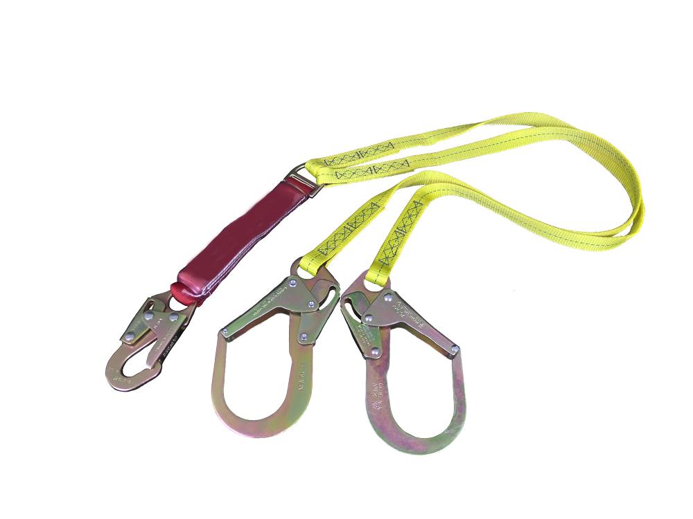 6FT EEA TWIN LANYARD W/2-1/4 HOOK<span class=' ItemWarning' style='display:block;'>Item is usually in stock, but we&#39;ll be in touch if there&#39;s a problem<br /></span>