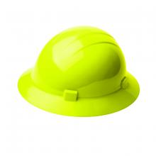 Dentec 14LFRC69778-HVL - Liberty Full Brim Hardhat Type 2 Ratchet, Hi-Viz Lime