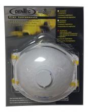 Dentec 15DAD2N95VAC50AM - N95 Disposable Respirator with Valve 2 Pack 25PK/Case