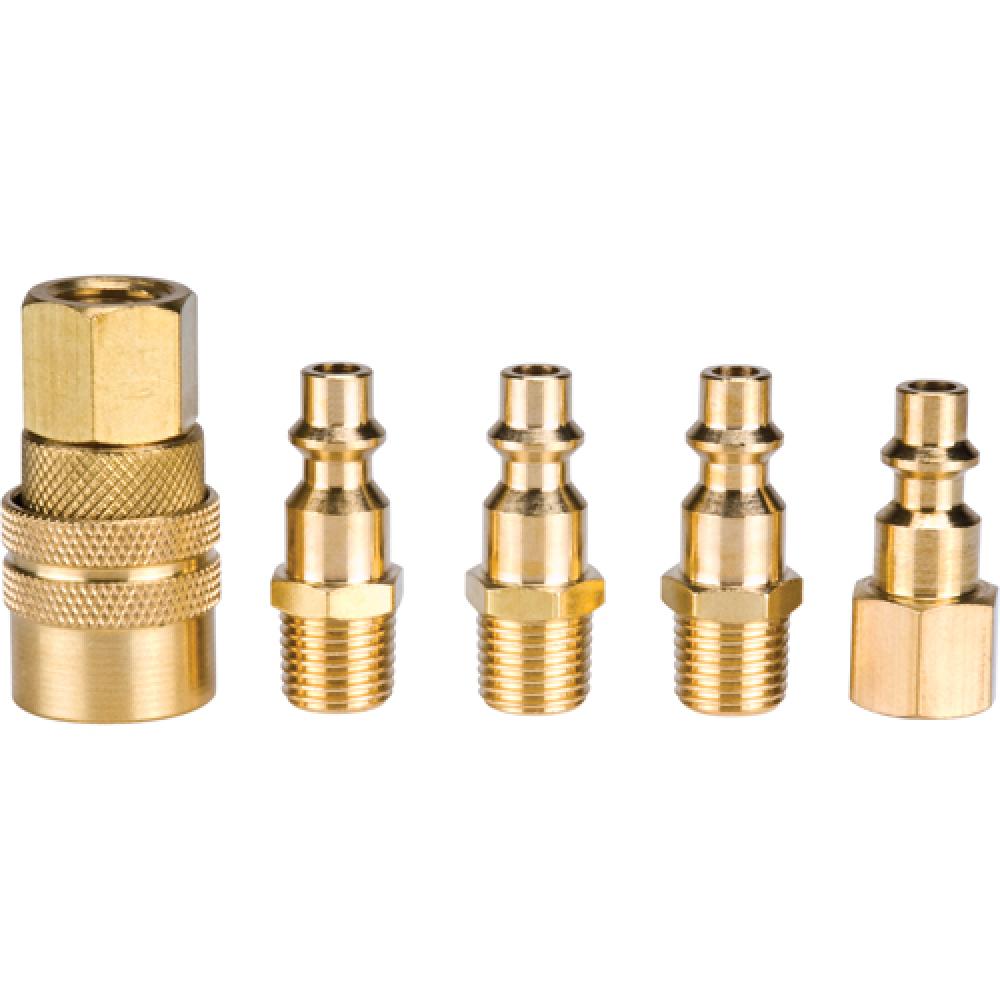 1/4&#34; Plug Quick Coupler Kit, 5 Pieces<span class=' ItemWarning' style='display:block;'>Item is usually in stock, but we&#39;ll be in touch if there&#39;s a problem<br /></span>