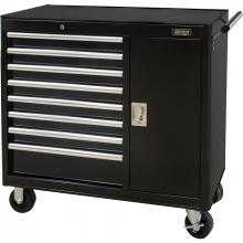 Aurora Tools TER218 - TOOL CART, 8 DRAWER CABINET, 44.3"X21"X36.7",BK