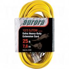 Aurora Tools XC494 - Outdoor Vinyl Extension Cords with Light Indicator