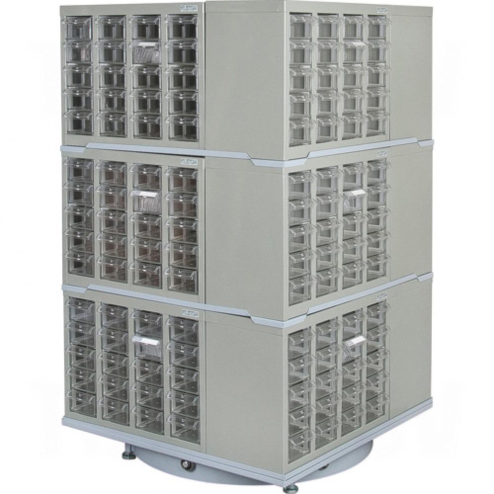 Heavy-Duty Industrial Carousel Drawer Cabinets<span class=' ItemWarning' style='display:block;'>Item is usually in stock, but we&#39;ll be in touch if there&#39;s a problem<br /></span>