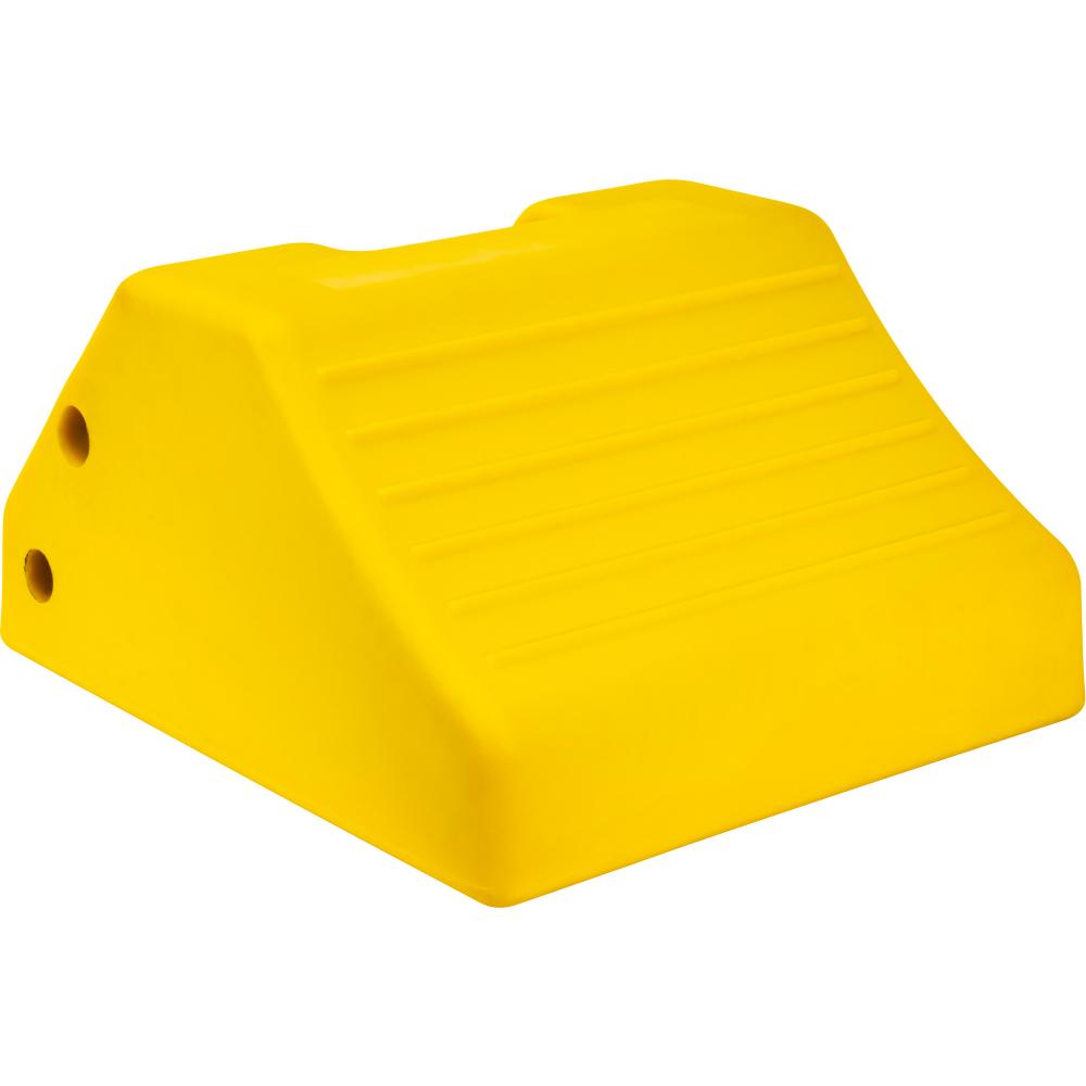 HD POLYURETHANE WHEEL CHOCK, TIRE DIAM. 65&#34;-105&#34;<span class=' ItemWarning' style='display:block;'>Item is usually in stock, but we&#39;ll be in touch if there&#39;s a problem<br /></span>