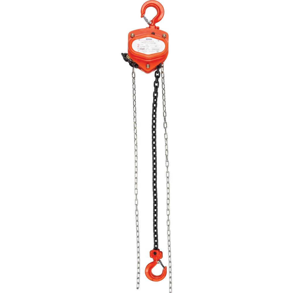 HOIST CHAIN 2 TON (4000LBS) CAPMANUAL 20&#39;LIFT<span class=' ItemWarning' style='display:block;'>Item is usually in stock, but we&#39;ll be in touch if there&#39;s a problem<br /></span>