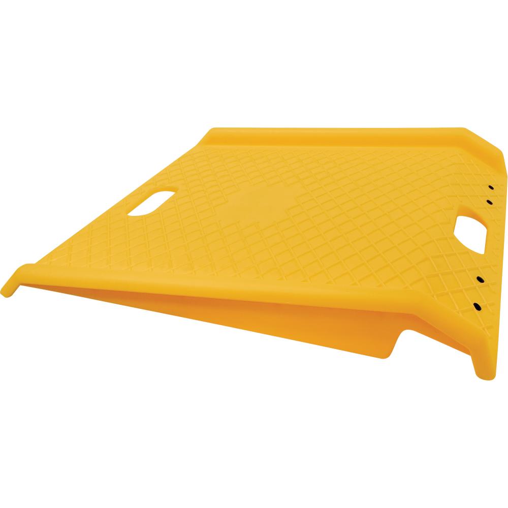 HT CURB RAMP, POLYPROPYLENE, 27&#34; X 27&#34; X 4-3/4&#34;<span class=' ItemWarning' style='display:block;'>Item is usually in stock, but we&#39;ll be in touch if there&#39;s a problem<br /></span>