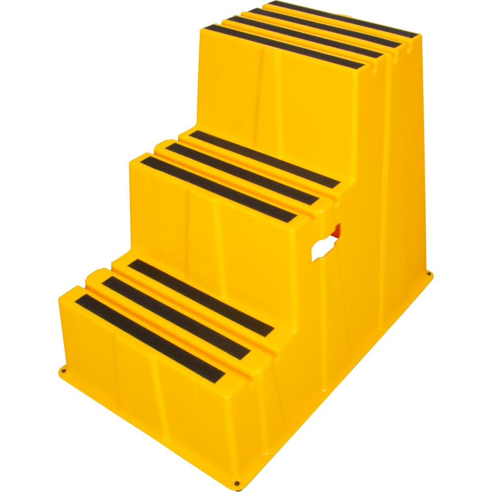 INDUSTRIAL STEP STOOL,3STEP,HDPE, 560 LBS. CAP<span class=' ItemWarning' style='display:block;'>Item is usually in stock, but we&#39;ll be in touch if there&#39;s a problem<br /></span>