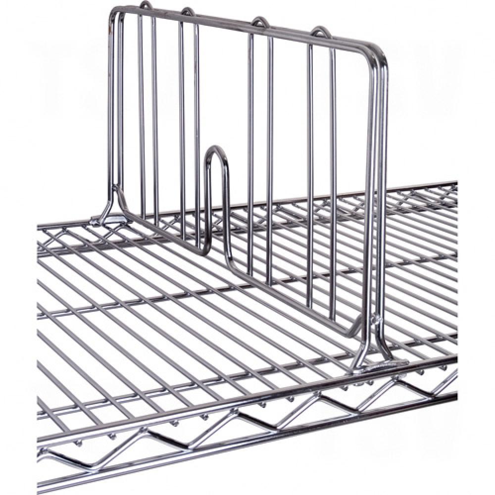 Chromate Wire Shelving - Dividers for Shelf<span class=' ItemWarning' style='display:block;'>Item is usually in stock, but we&#39;ll be in touch if there&#39;s a problem<br /></span>