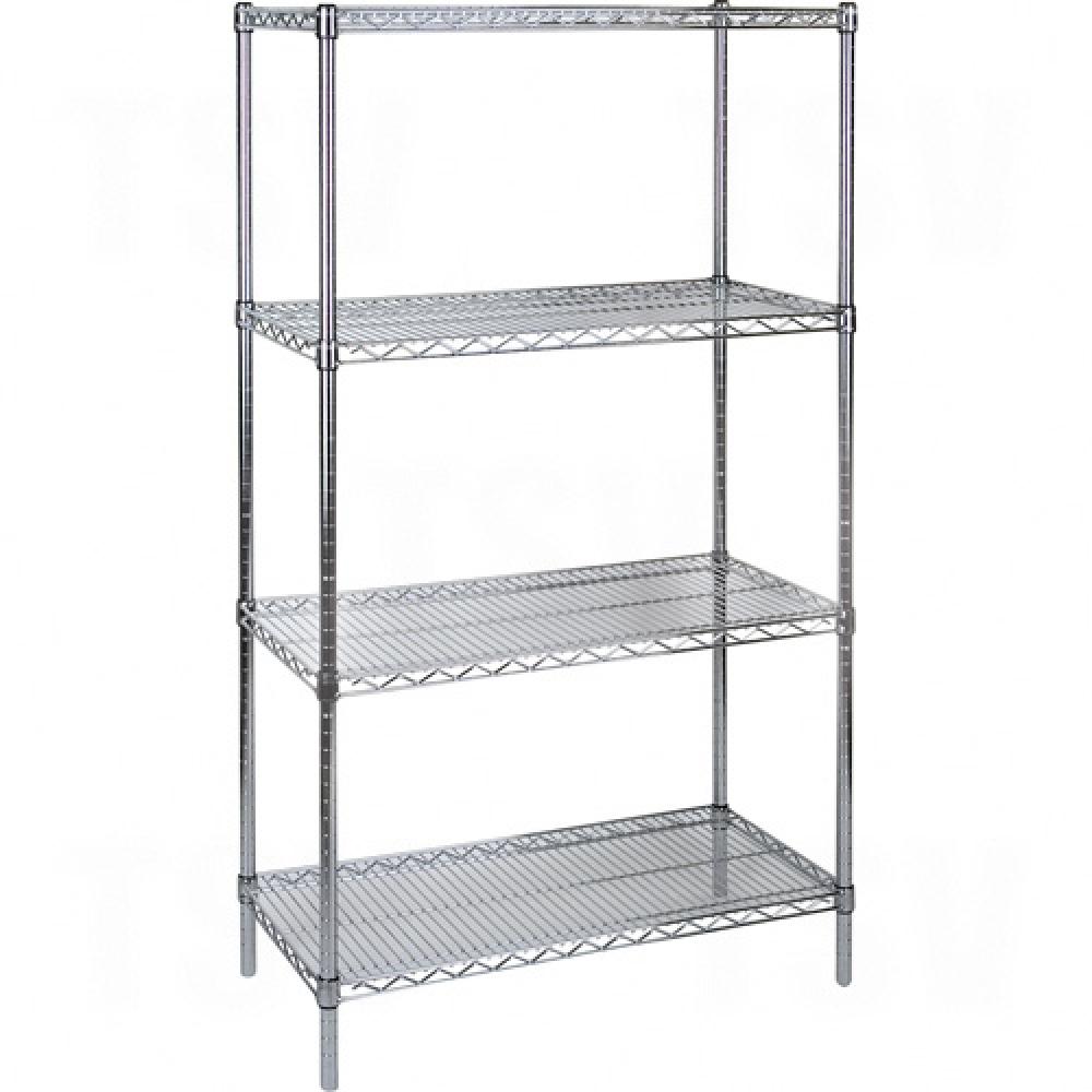 Standard-Duty Chromate Wire Shelving<span class=' ItemWarning' style='display:block;'>Item is usually in stock, but we&#39;ll be in touch if there&#39;s a problem<br /></span>