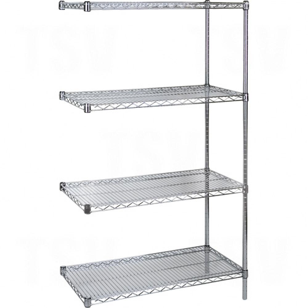 Standard-Duty Chromate Wire Shelving<span class=' ItemWarning' style='display:block;'>Item is usually in stock, but we&#39;ll be in touch if there&#39;s a problem<br /></span>