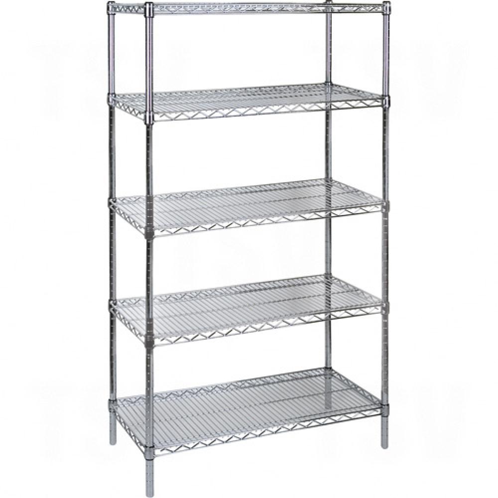 Standard-Duty Chromate Wire Shelving<span class=' ItemWarning' style='display:block;'>Item is usually in stock, but we&#39;ll be in touch if there&#39;s a problem<br /></span>