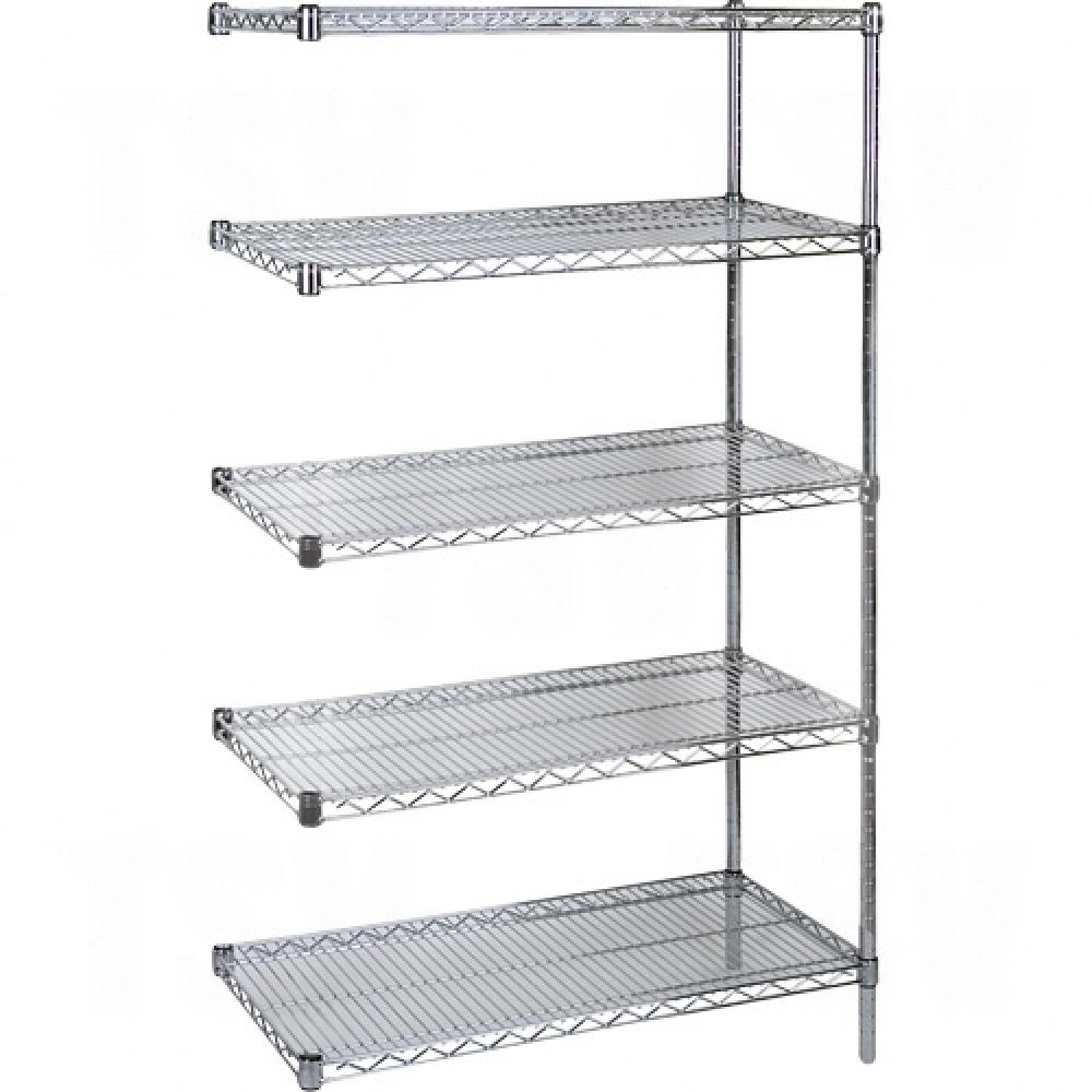 Standard-Duty Chromate Wire Shelving<span class=' ItemWarning' style='display:block;'>Item is usually in stock, but we&#39;ll be in touch if there&#39;s a problem<br /></span>