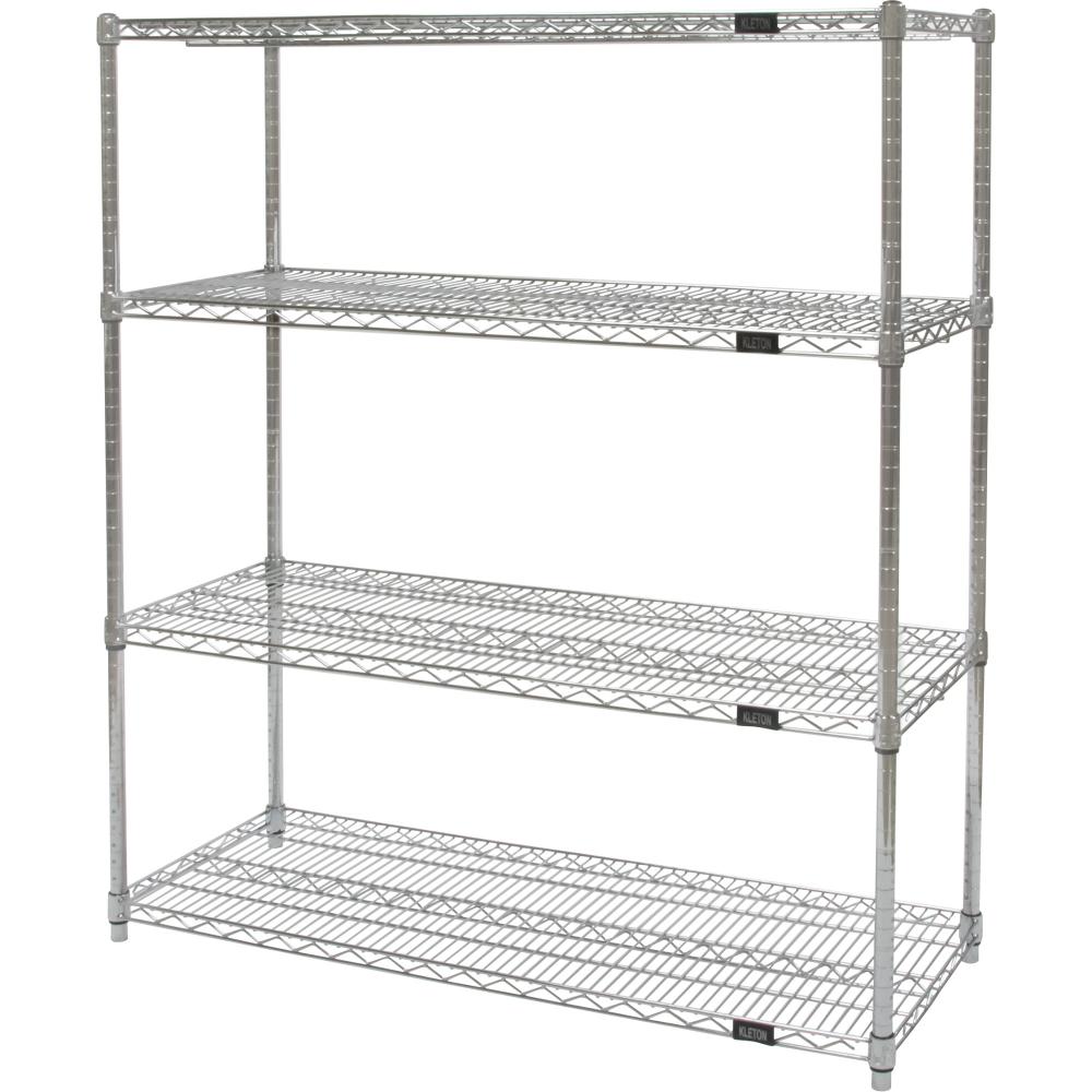 HD CHROME WIRE SHELF 24&#34;D X 48W X54&#34;H 4 SHELVES<span class=' ItemWarning' style='display:block;'>Item is usually in stock, but we&#39;ll be in touch if there&#39;s a problem<br /></span>