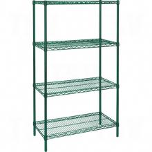 Kleton RN091 - Heavy-Duty Green Epoxy Finish Wire Shelving