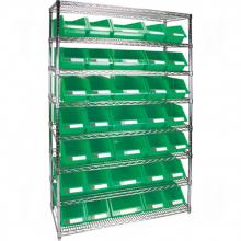 Kleton RL829 - Heavy-Duty Wire Shelving Units with Storage Bins