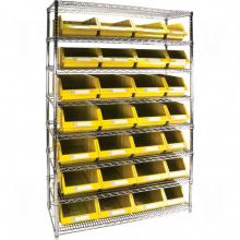 Kleton RL832 - Heavy-Duty Wire Shelving Units with Storage Bins