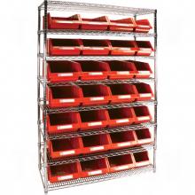 Kleton RL834 - Heavy-Duty Wire Shelving Units with Storage Bins