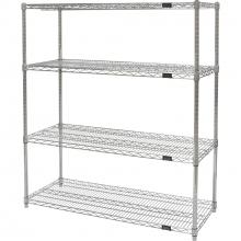 Kleton RN819 - HD CHROME WIRE SHELF 18"D X 36W X54"H 4 SHELVES