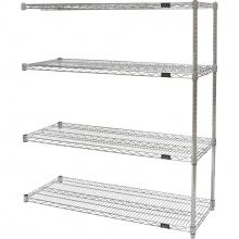 Kleton RN832 - HD CHRM ADD-ON WIRE SHELF 24"DX60"WX54"H,4SHELF