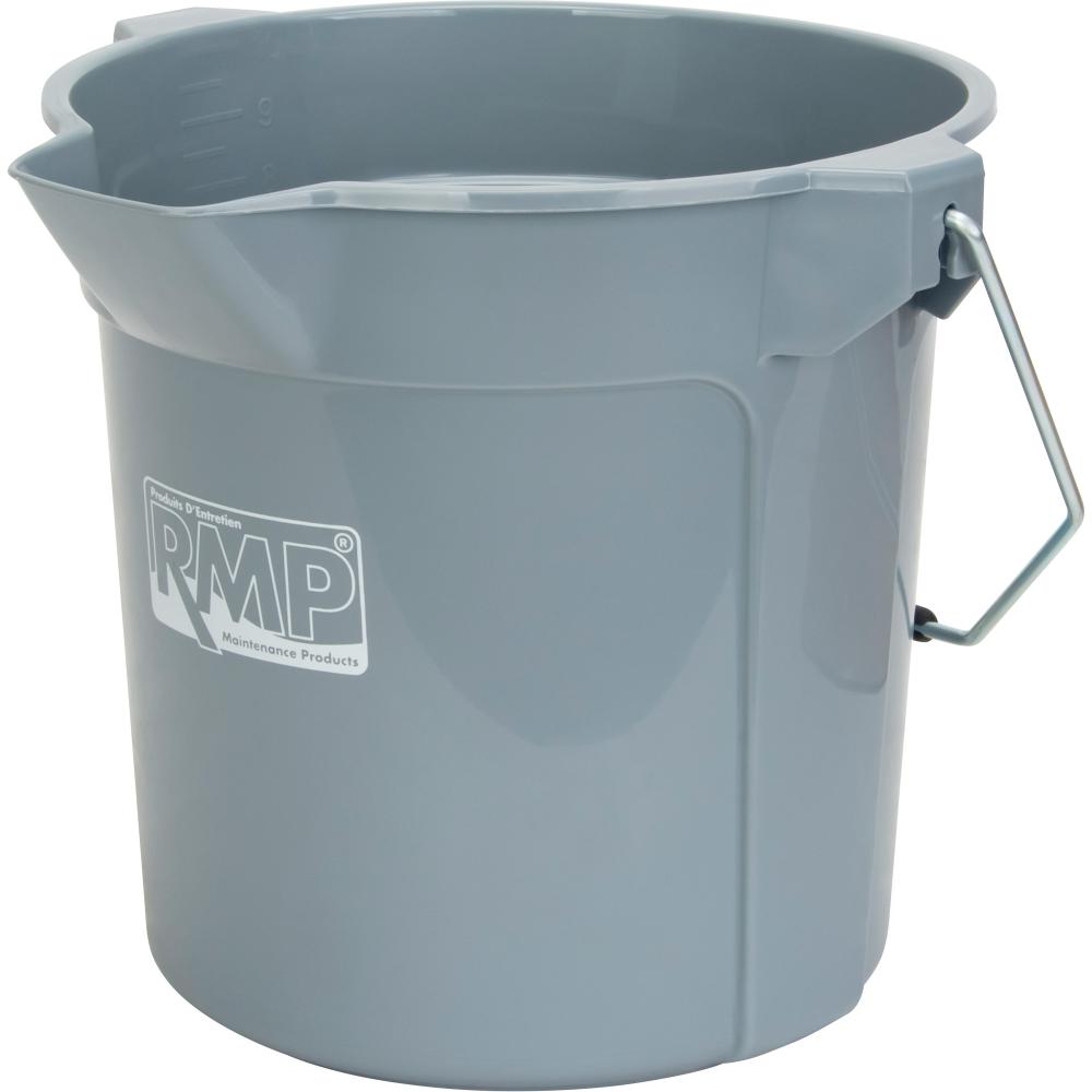 ROUND BUCKET WITH POURING SPOUT, GREY, 10L<span class=' ItemWarning' style='display:block;'>Item is usually in stock, but we&#39;ll be in touch if there&#39;s a problem<br /></span>