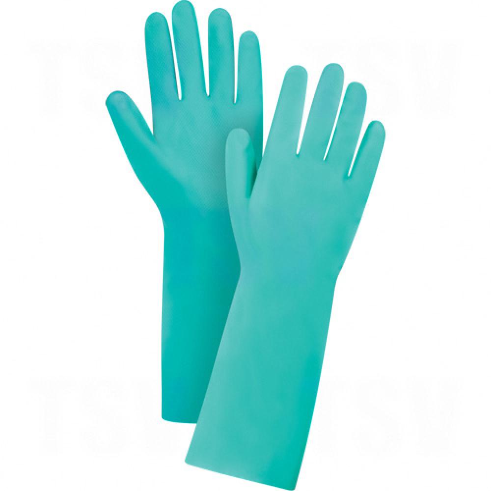 GLOVE, NITRILE UNLINED,22-MIL, 15&#34; GRN, SZ 10<span class=' ItemWarning' style='display:block;'>Item is usually in stock, but we&#39;ll be in touch if there&#39;s a problem<br /></span>