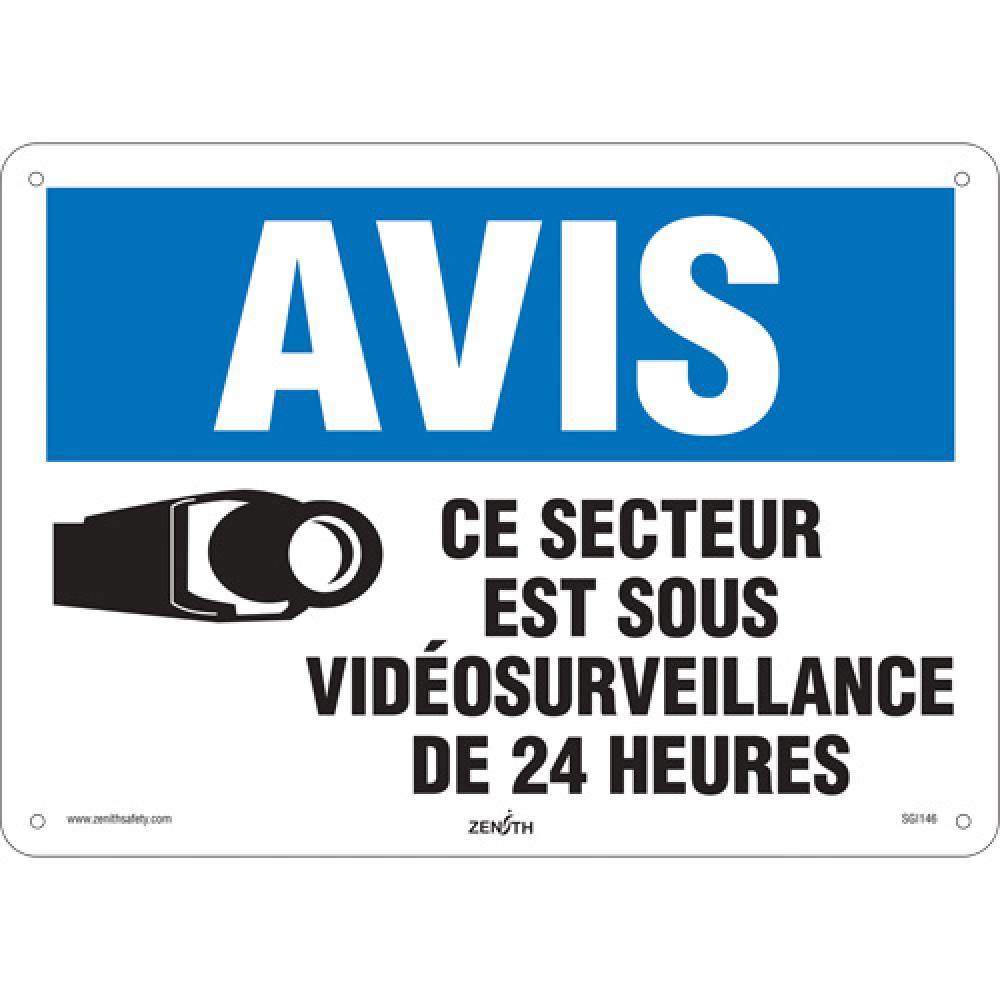 &#34;Sous vidéosurveillance&#34; Sign<span class=' ItemWarning' style='display:block;'>Item is usually in stock, but we&#39;ll be in touch if there&#39;s a problem<br /></span>