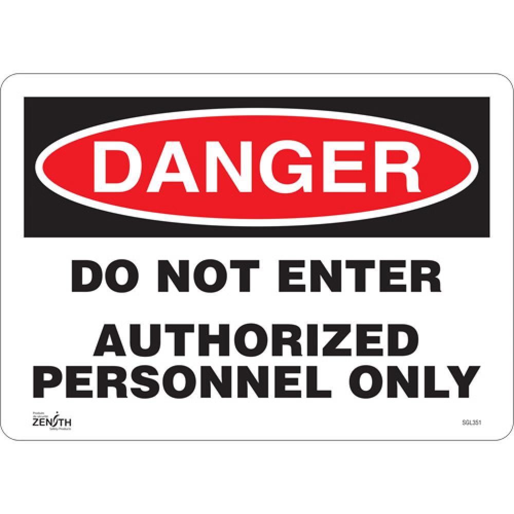 &#34;Authorized Personnel Only&#34; Sign<span class=' ItemWarning' style='display:block;'>Item is usually in stock, but we&#39;ll be in touch if there&#39;s a problem<br /></span>