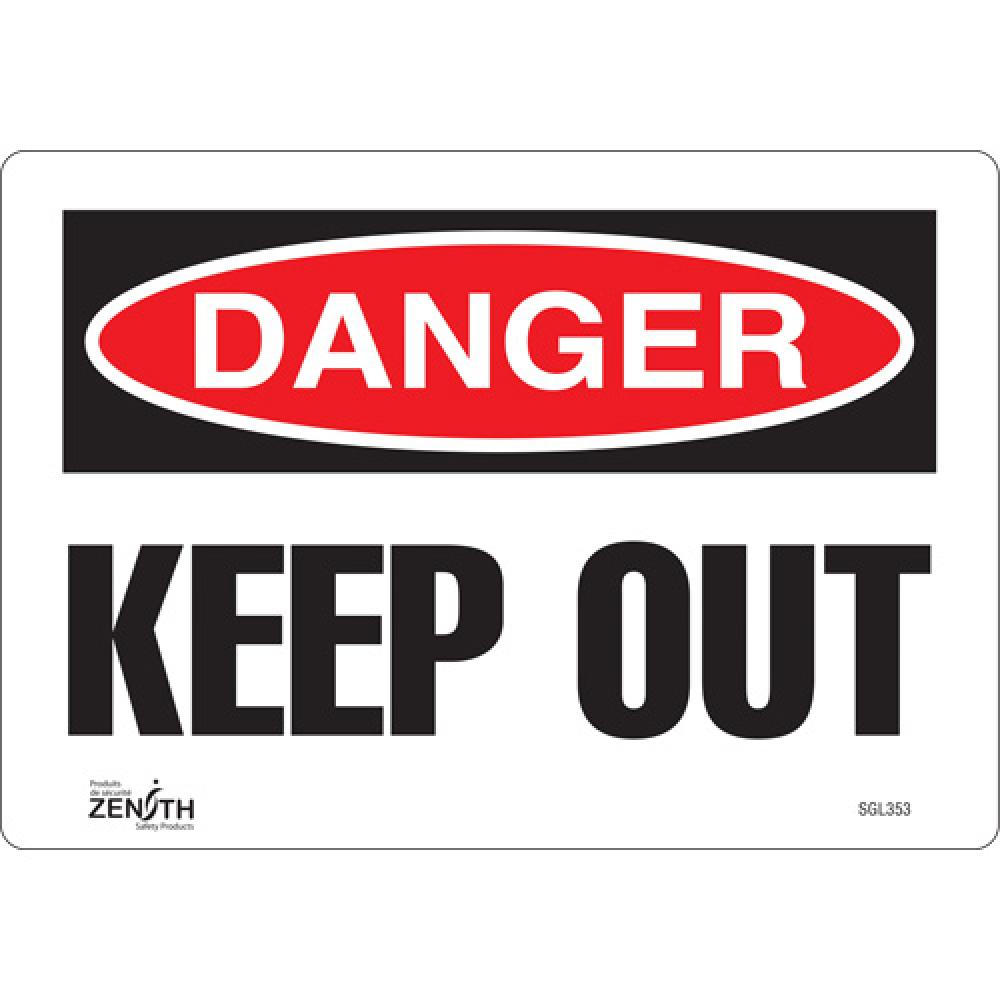 &#34;Keep Out&#34; Sign<span class=' ItemWarning' style='display:block;'>Item is usually in stock, but we&#39;ll be in touch if there&#39;s a problem<br /></span>