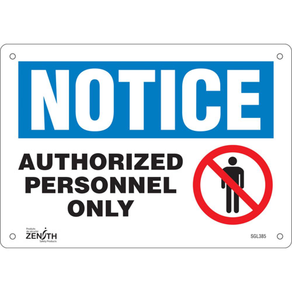 &#34;Authorized Personnel Only&#34; Sign<span class=' ItemWarning' style='display:block;'>Item is usually in stock, but we&#39;ll be in touch if there&#39;s a problem<br /></span>