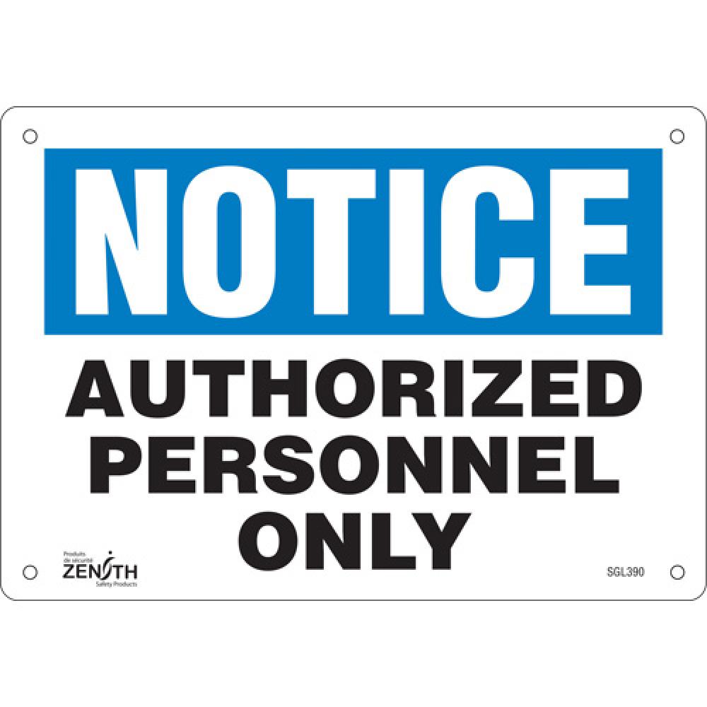 &#34;Authorized Personnel Only&#34; Sign<span class=' ItemWarning' style='display:block;'>Item is usually in stock, but we&#39;ll be in touch if there&#39;s a problem<br /></span>