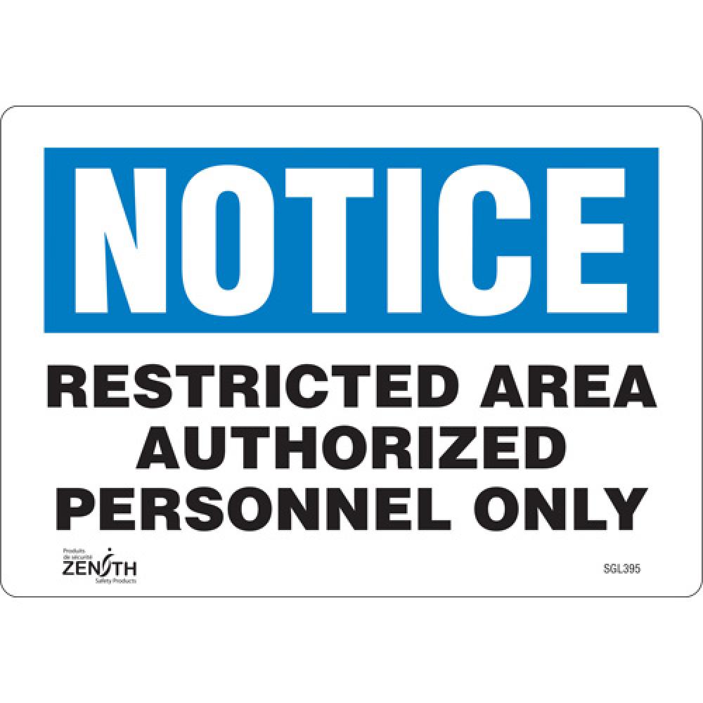 &#34;Authorized Personnel Only&#34; Sign<span class=' ItemWarning' style='display:block;'>Item is usually in stock, but we&#39;ll be in touch if there&#39;s a problem<br /></span>