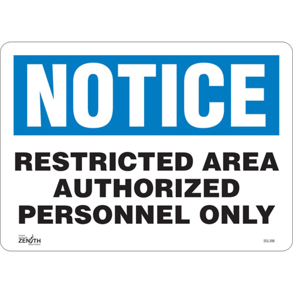 &#34;Authorized Personnel Only&#34; Sign<span class=' ItemWarning' style='display:block;'>Item is usually in stock, but we&#39;ll be in touch if there&#39;s a problem<br /></span>