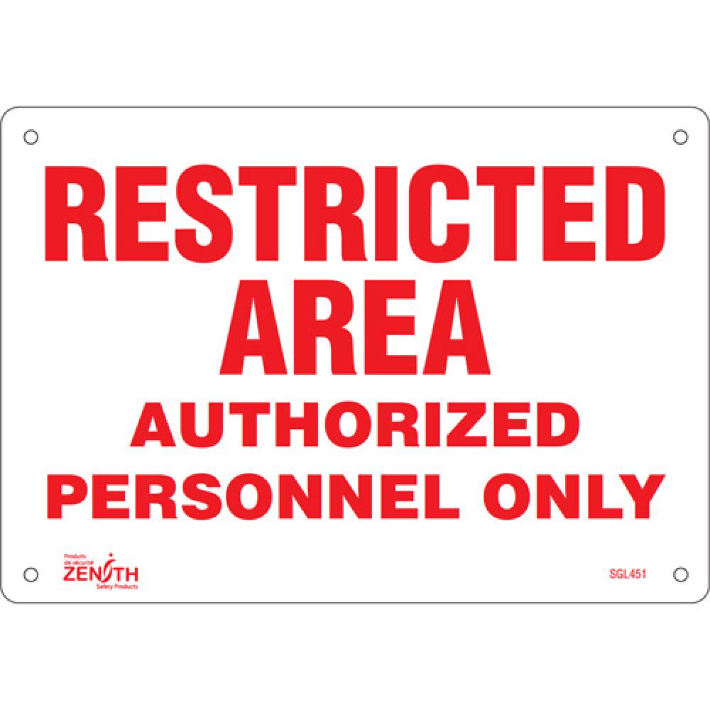 &#34;Authorized Personnel Only&#34; Sign<span class=' ItemWarning' style='display:block;'>Item is usually in stock, but we&#39;ll be in touch if there&#39;s a problem<br /></span>