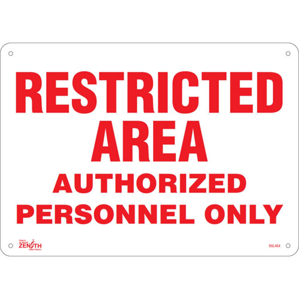 &#34;Authorized Personnel Only&#34; Sign<span class=' ItemWarning' style='display:block;'>Item is usually in stock, but we&#39;ll be in touch if there&#39;s a problem<br /></span>