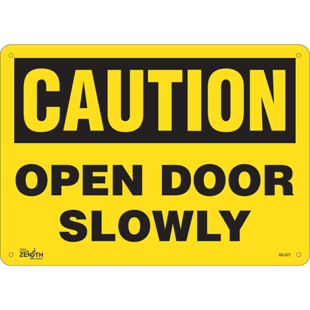 &#34;Open Door Slowly&#34; Sign<span class=' ItemWarning' style='display:block;'>Item is usually in stock, but we&#39;ll be in touch if there&#39;s a problem<br /></span>