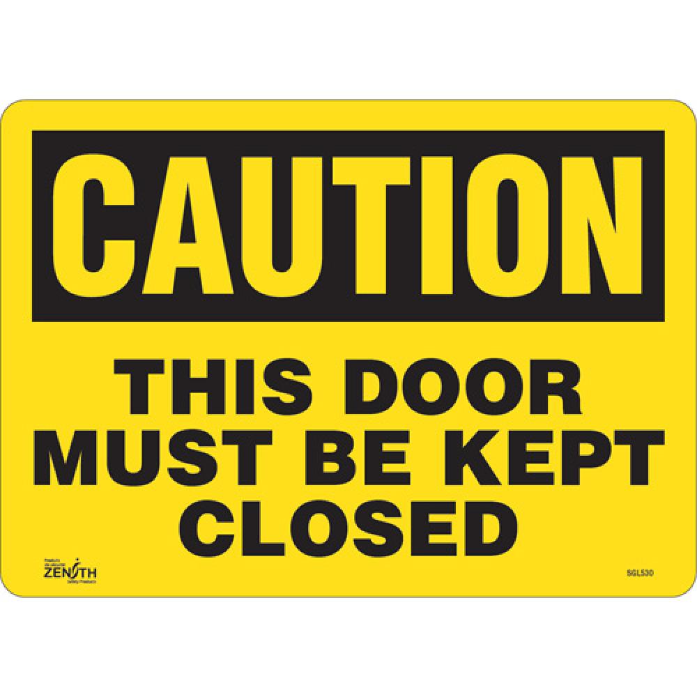 &#34;This Door Must Be Kept Closed&#34; Sign<span class=' ItemWarning' style='display:block;'>Item is usually in stock, but we&#39;ll be in touch if there&#39;s a problem<br /></span>