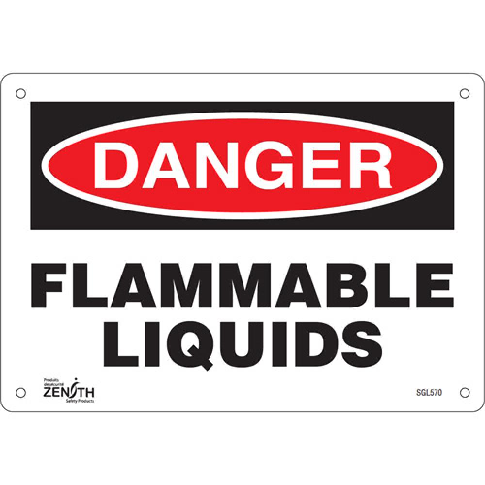 &#34;Flammable Liquids&#34; Sign<span class=' ItemWarning' style='display:block;'>Item is usually in stock, but we&#39;ll be in touch if there&#39;s a problem<br /></span>